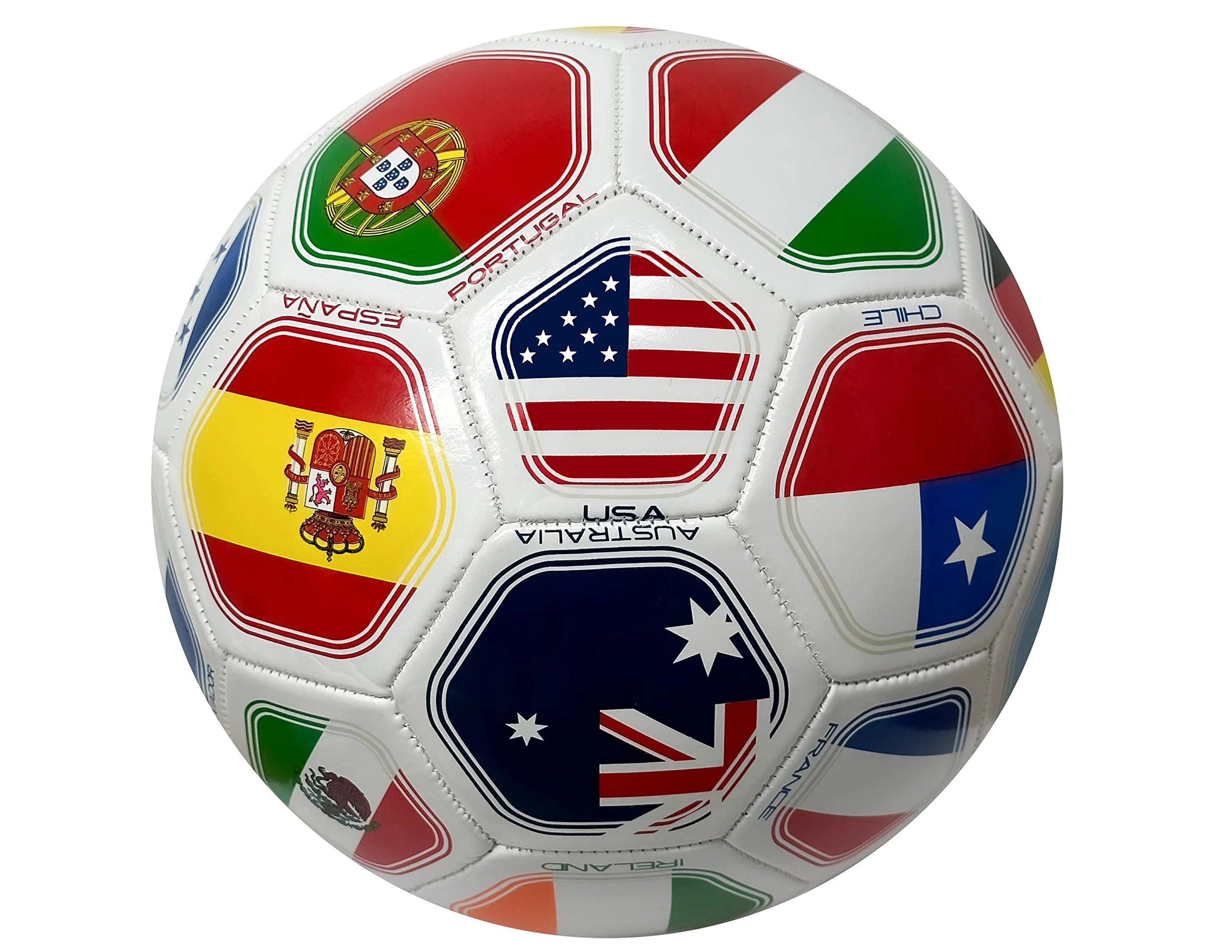 Contemporary Icon Sports Country Flags Soccer Ball Size 5 World Club National Teams Flag Soccer Ball 5 High-Grade