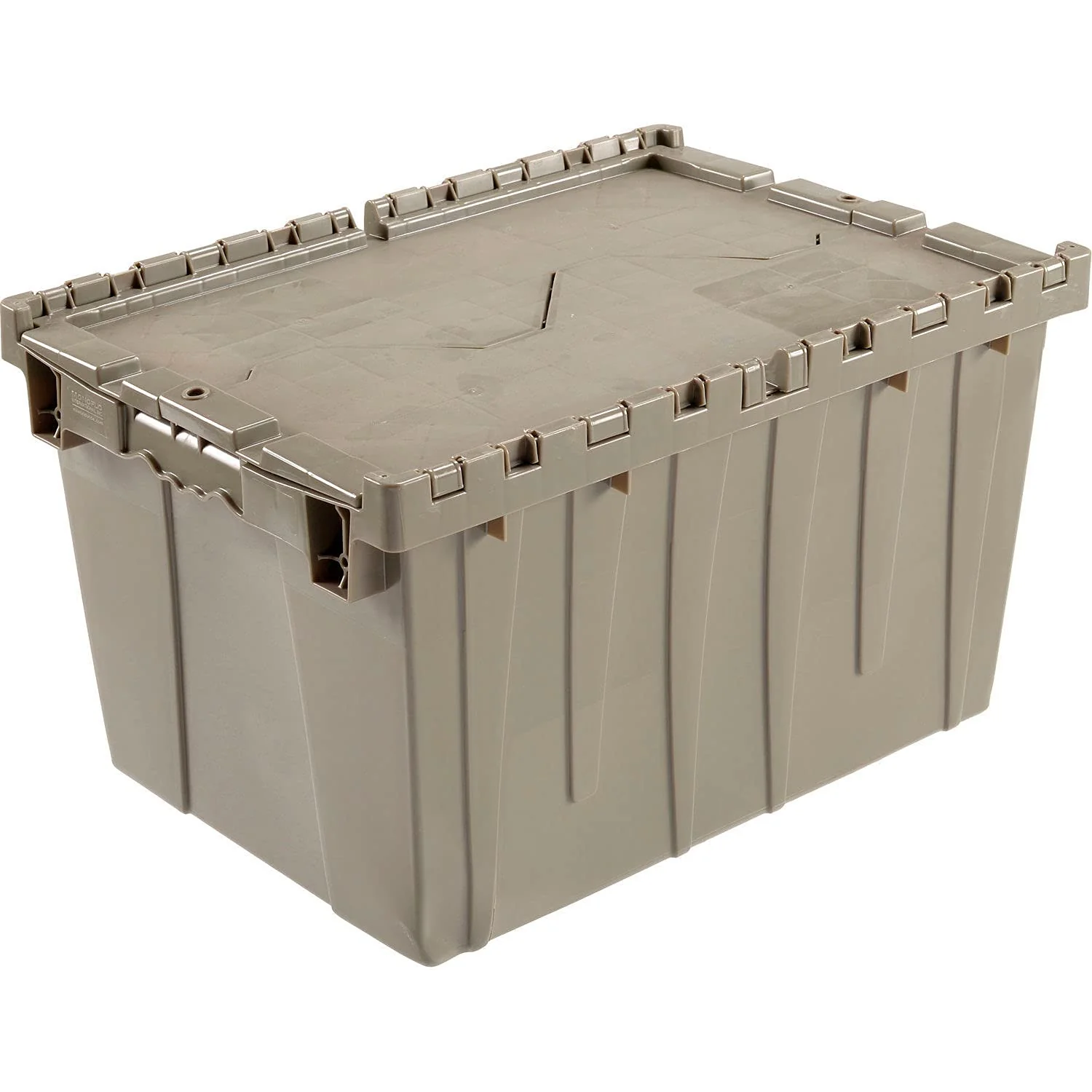 User-Friendly Monoflo Global Industrial Distribution Container With Hinged Lid 23-3 4x19-1 4x12-1 2 Gray Premium Material