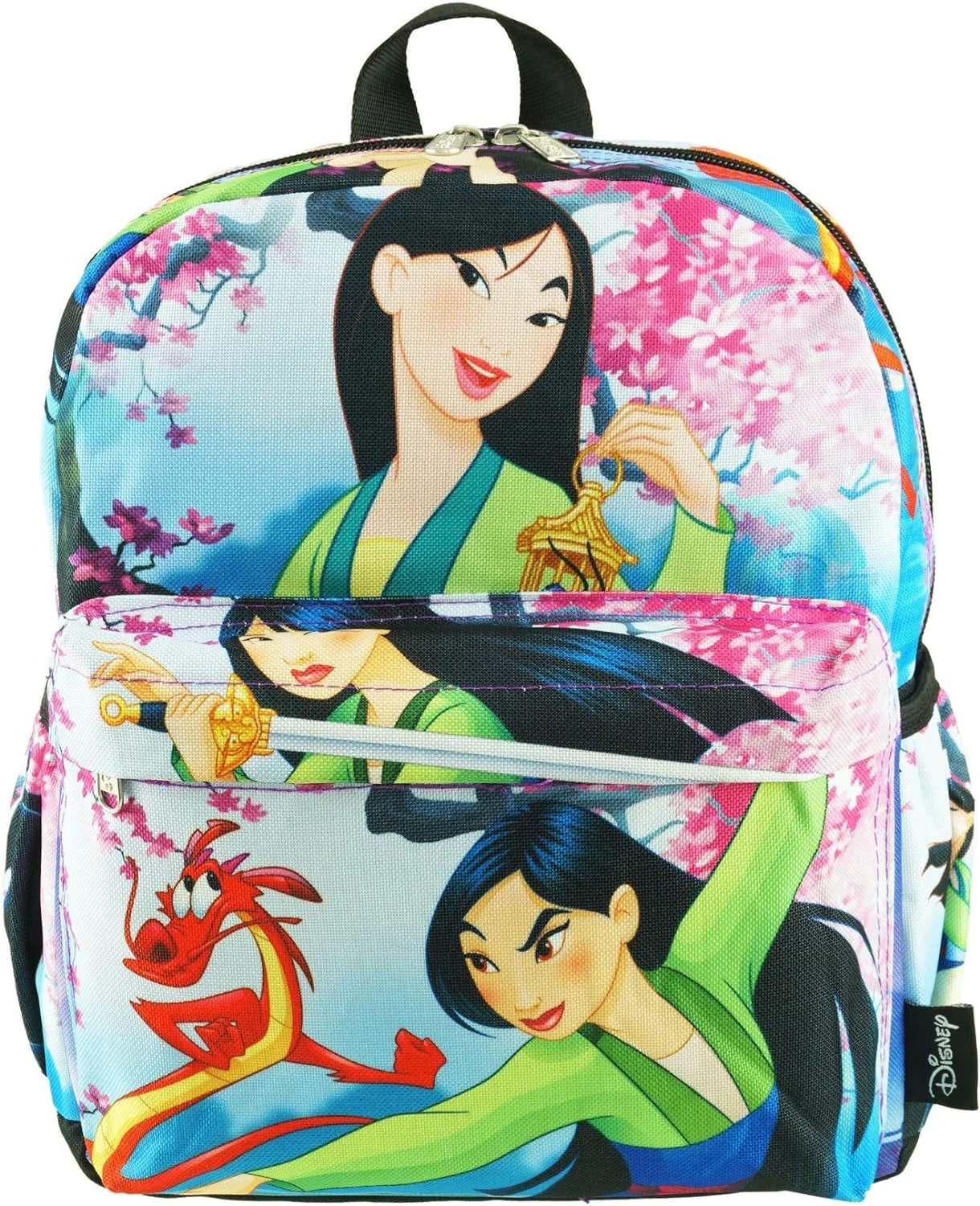 Detailed Disney Princess - Mulan Deluxe Oversize Print 12 Backpack - A20269 Secure