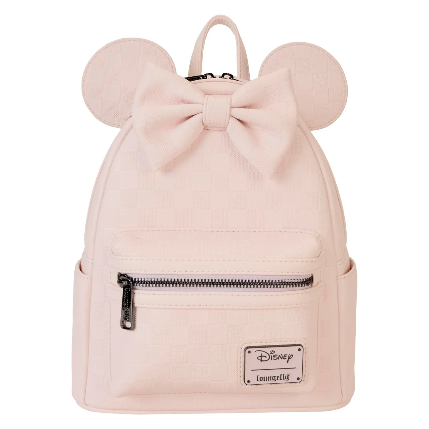 Certified Loungefly Minnie Mouse Checkered Texture Mini Backpack Elite