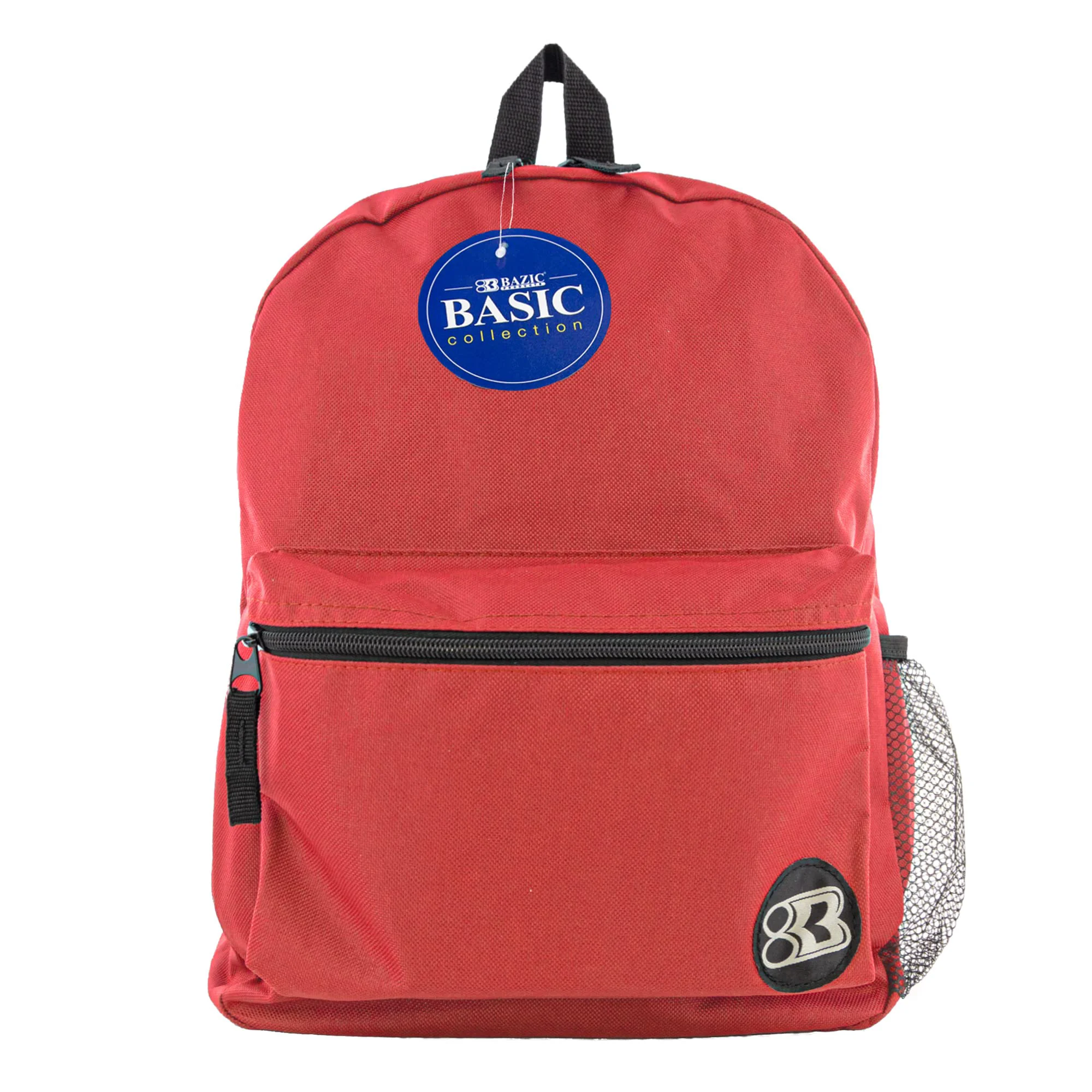 Premium Material BAZIC 1032 Basic Backpack Red 16 Stylish