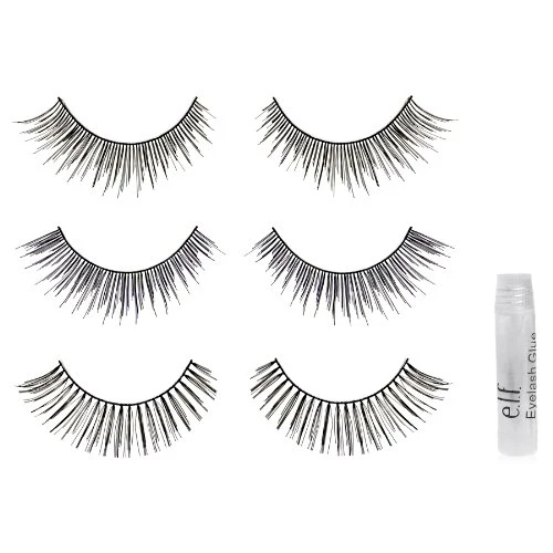 Enhanced e.l.f. 3 Piece Vol 2 Eyelash Set 0.99 Ounce Soft