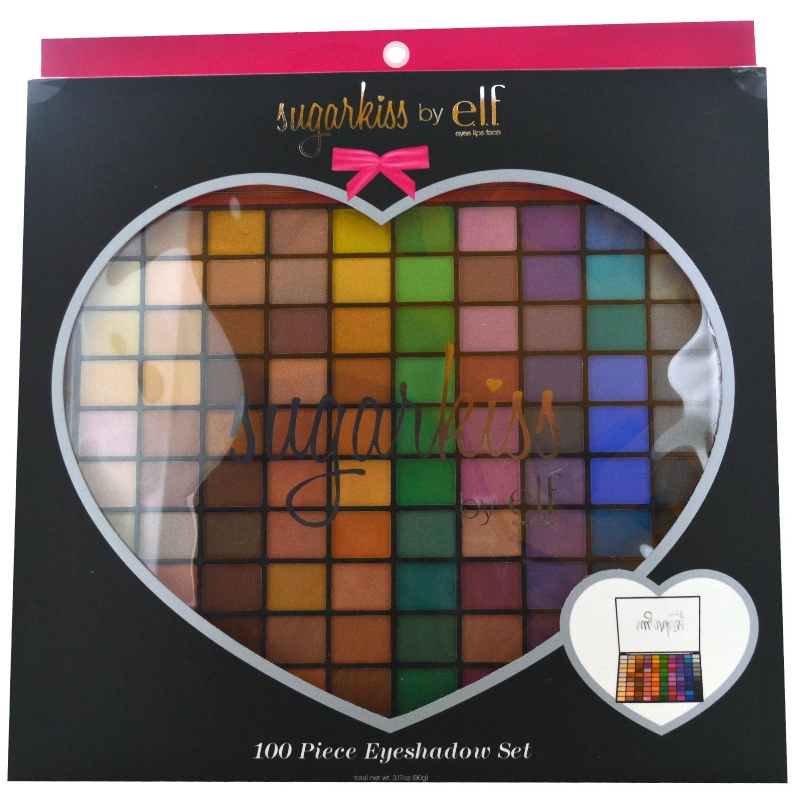 High-Quality E.L.F. Cosmetics Sugarkiss 100 Piece Eyeshadow Set 3.17 oz 90 g Crafted