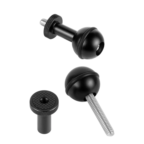 Environmentally Friendly Maxbell 1inch Ball Head Adapter Parts Durable Removable for Camera Underwater Diving M5 Adapter Black Optimized