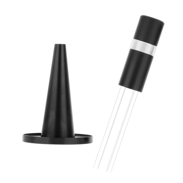 Fine Maxbell Professional coffee Stirrer Coffee Stirring Tamper with Stand Black Silver Optimized
