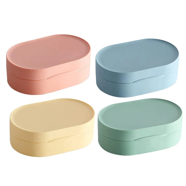 Expertly Made Maxbell 4x Portable Travel Soap Box Waterproof Sealing for camping Travel Oval Genuine