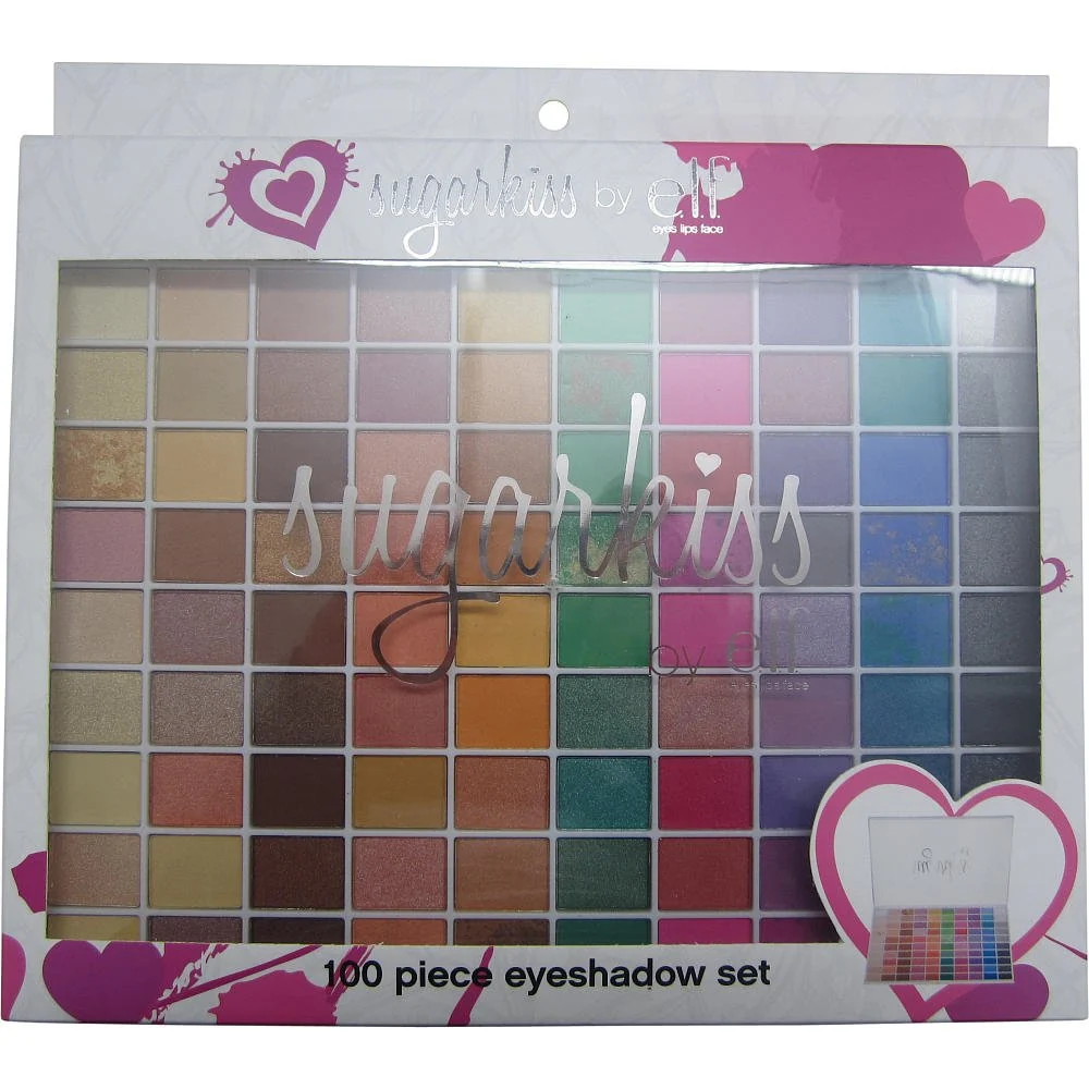 Flexible E.l.f. Sugarkiss 100-piece Eyeshadow Set Effective