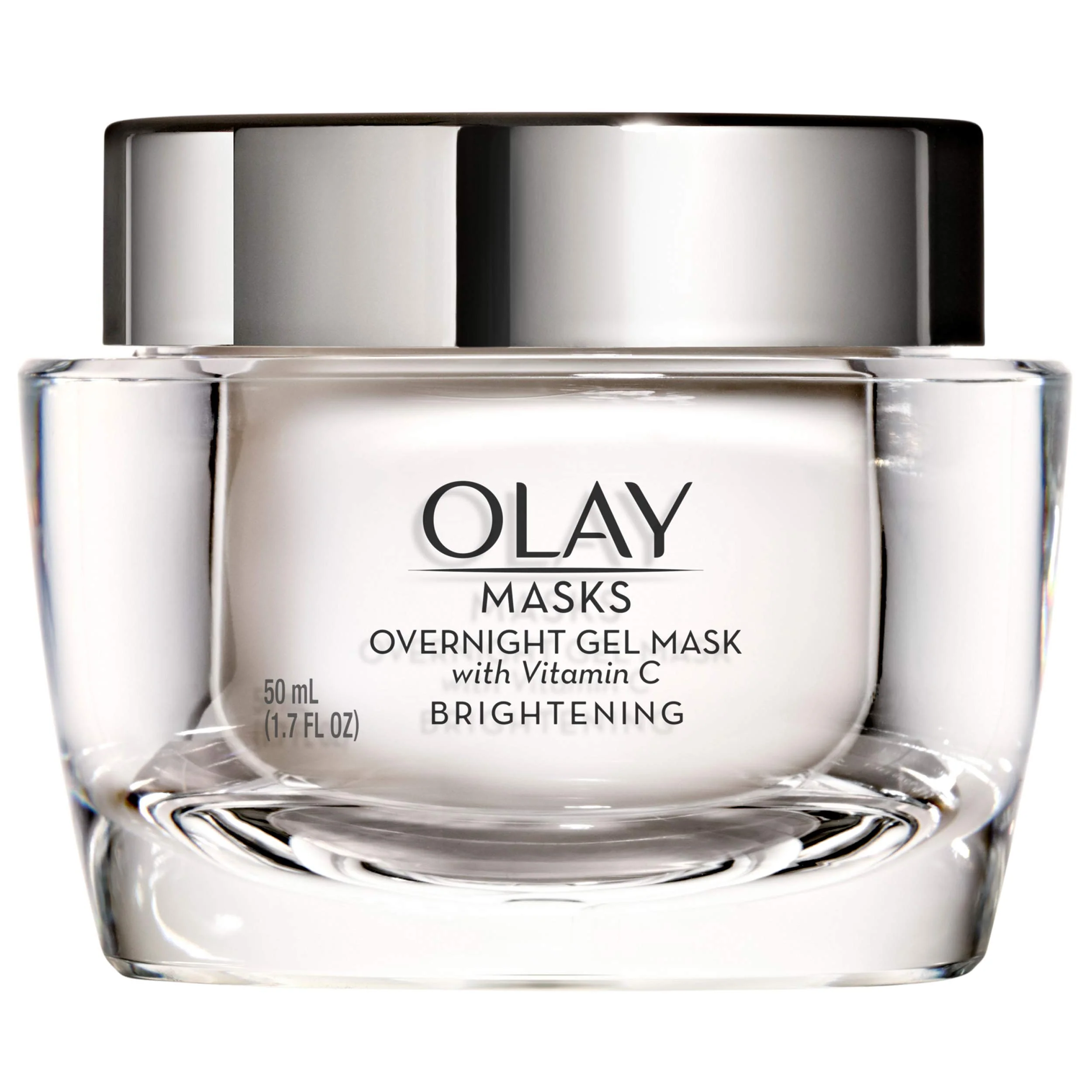Durable Face Mask Gel by Olay Masks Overnight Facial Moisturizer with Vitamin E and Hyaluronic Acid for Hydrating Skin 1.7 Fl Ounce World-Class