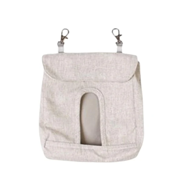 Innovative Maxbell Cute Hay Feeder Bag Hanging Pouch Washable Portable Bunny Reusable for Cage M Flexible