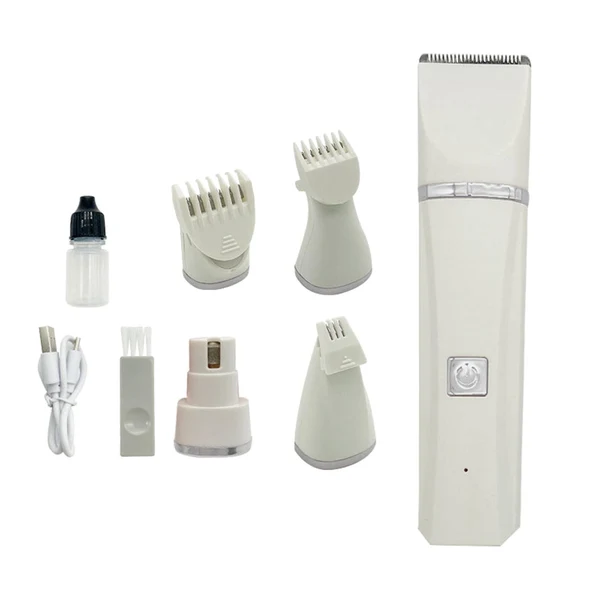 Soft Maxbell Electric Pet Dog Grooming Kit Nail Polisher USB Trimmer for Pets Cats Dogs White Fast
