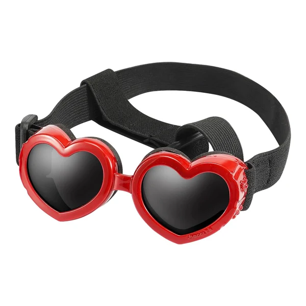Exclusive Maxbell Dog Goggles Wind Protection Cat Glasses Waterproof Small Dog Sunglasses Red Green