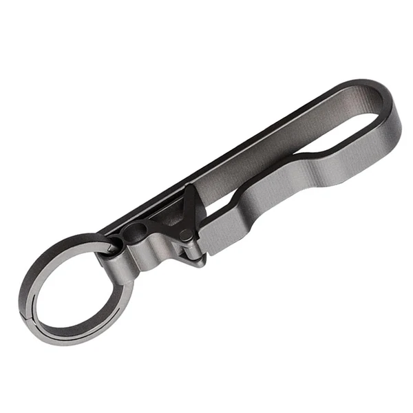 Modern Maxbell Fashion Belt Keychain Lightweight Unisex Custom Titanium Alloy Keyring Refined
