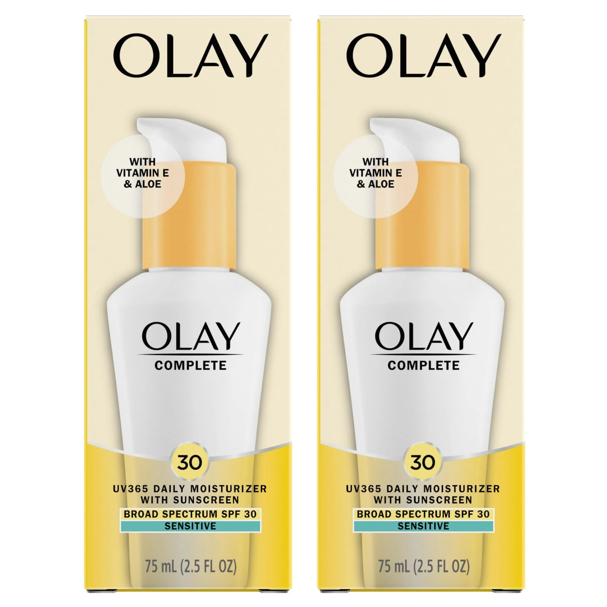 High-End Olay Face Moisturizer Complete with Sunscreen SPF 30 Fragrance- for Sensistive Skin Broad Spectrum Sun Protection Long-Lasting Hydration Optimized