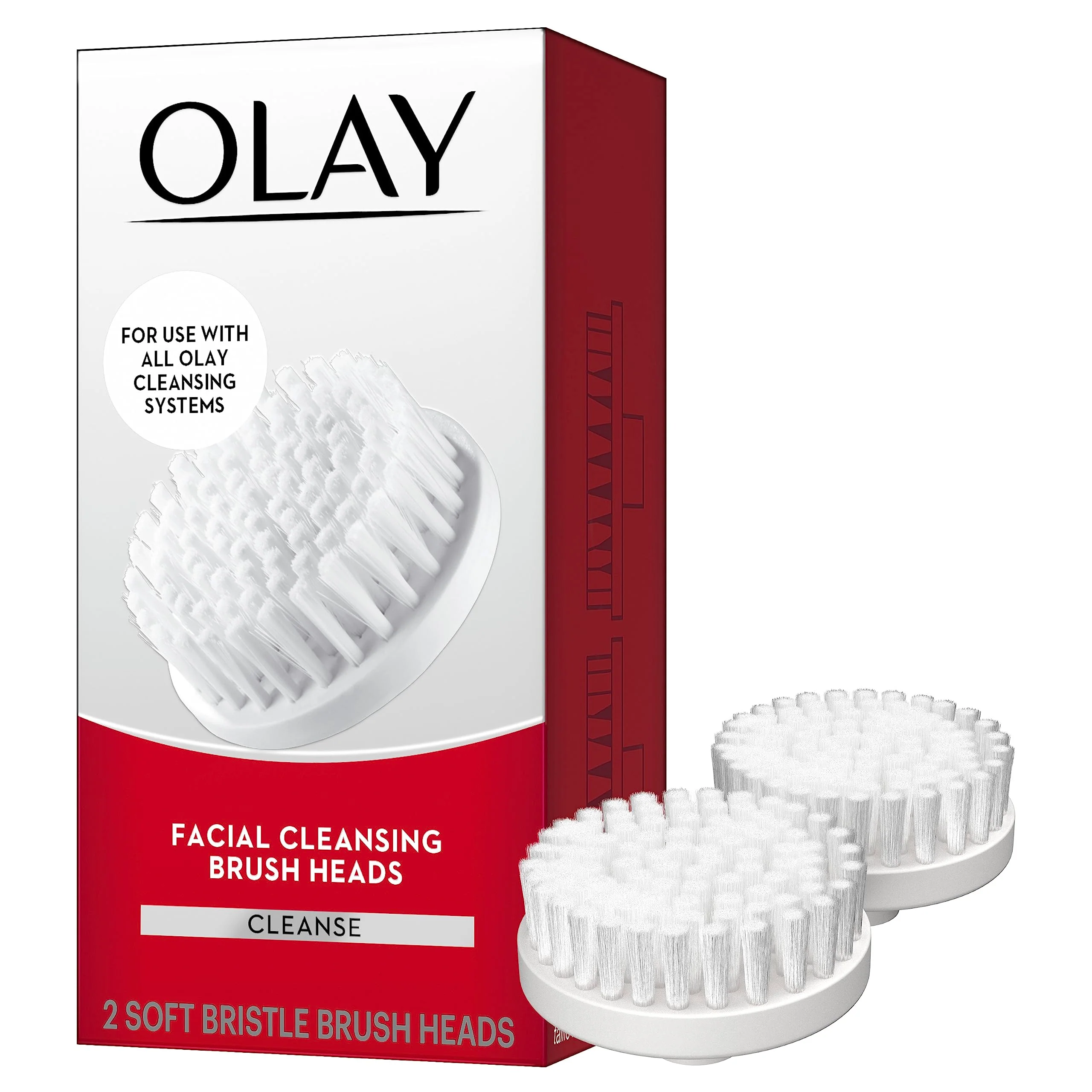 Exceptional Olay Facial Cleaning Brush Advanced Facial Cleansing System Brush Heads 2 Count Enhanced