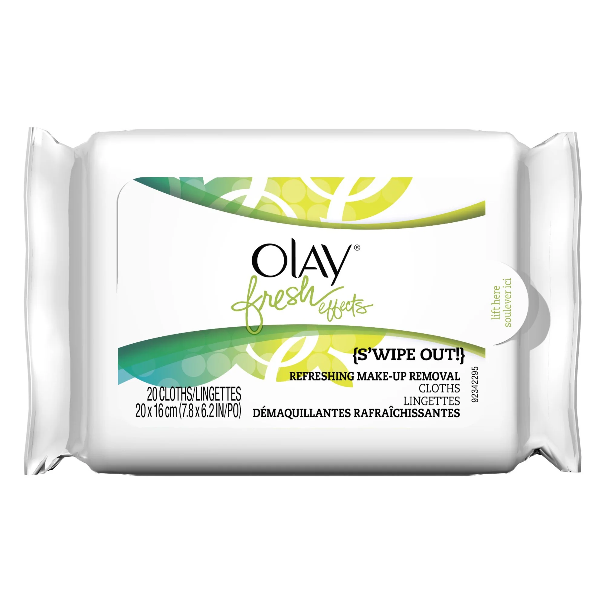 High-Performance Olay Fresh Effects S'wipe Out Refreshing Make-Up Removal Cloths 20-Count Fine Crafted