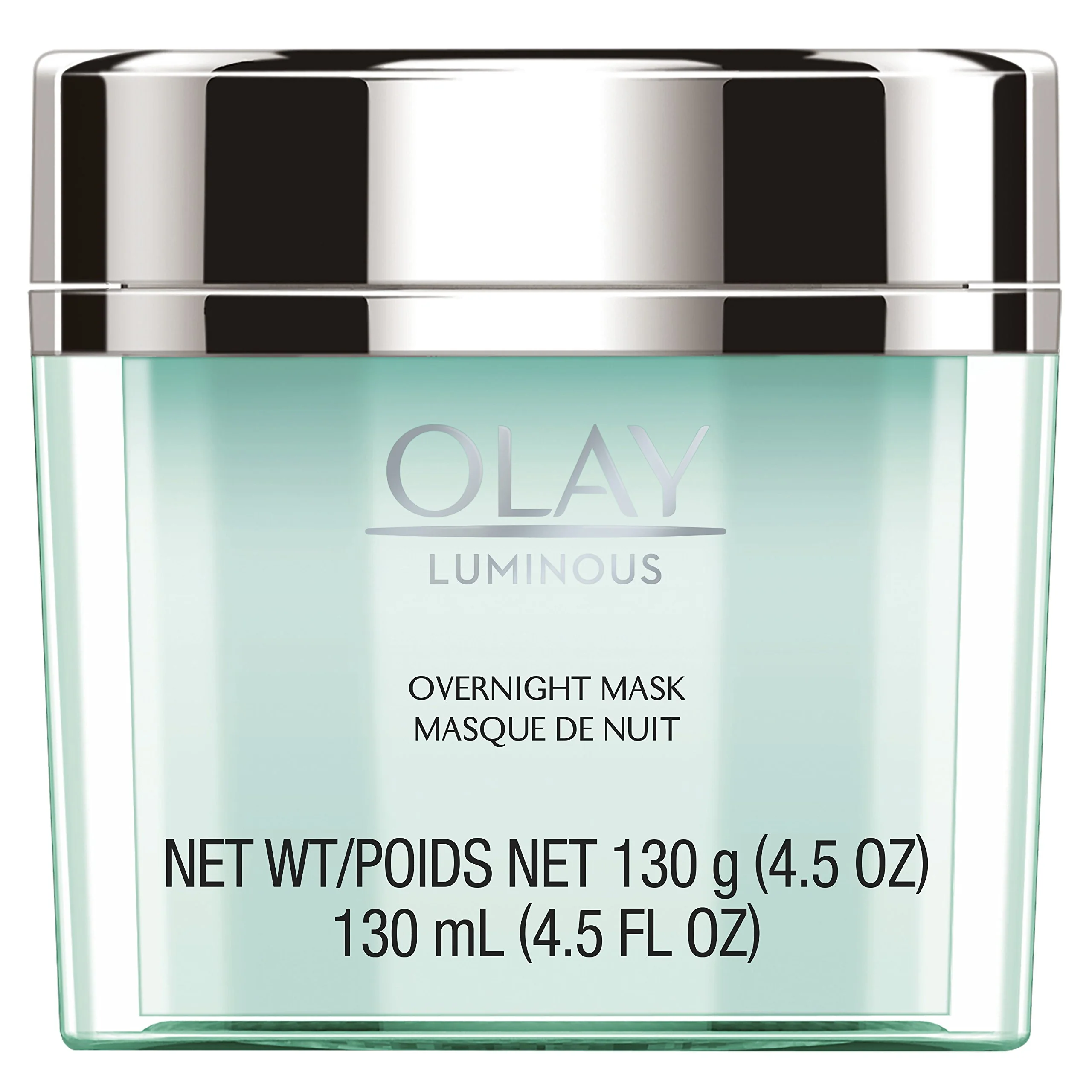 Certified Olay Regenerist Luminous Overnight Facial Mask Gel Moisturizer with Vitamin C E 4.5 Ounce Packaging may Vary Solid