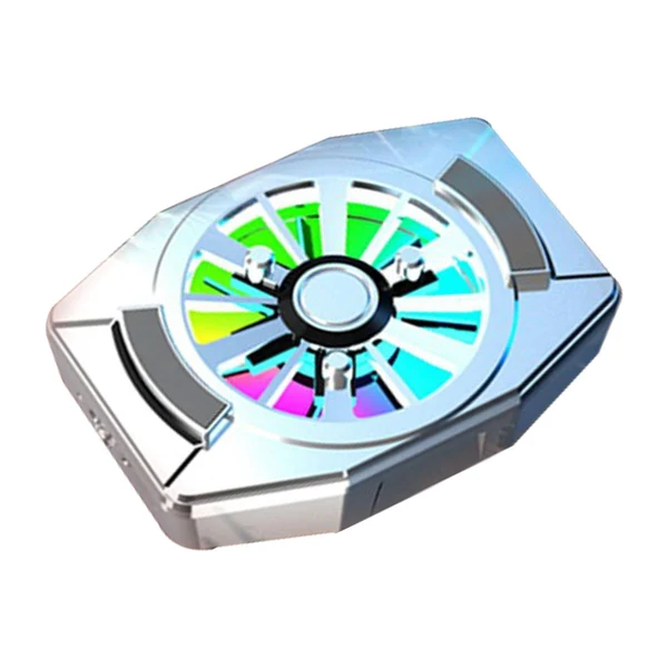 Green Maxbell Portable Magnetic Mobile Phone Cooler Mini Cordless for Playing Games Lives Silver Easy-to-Use