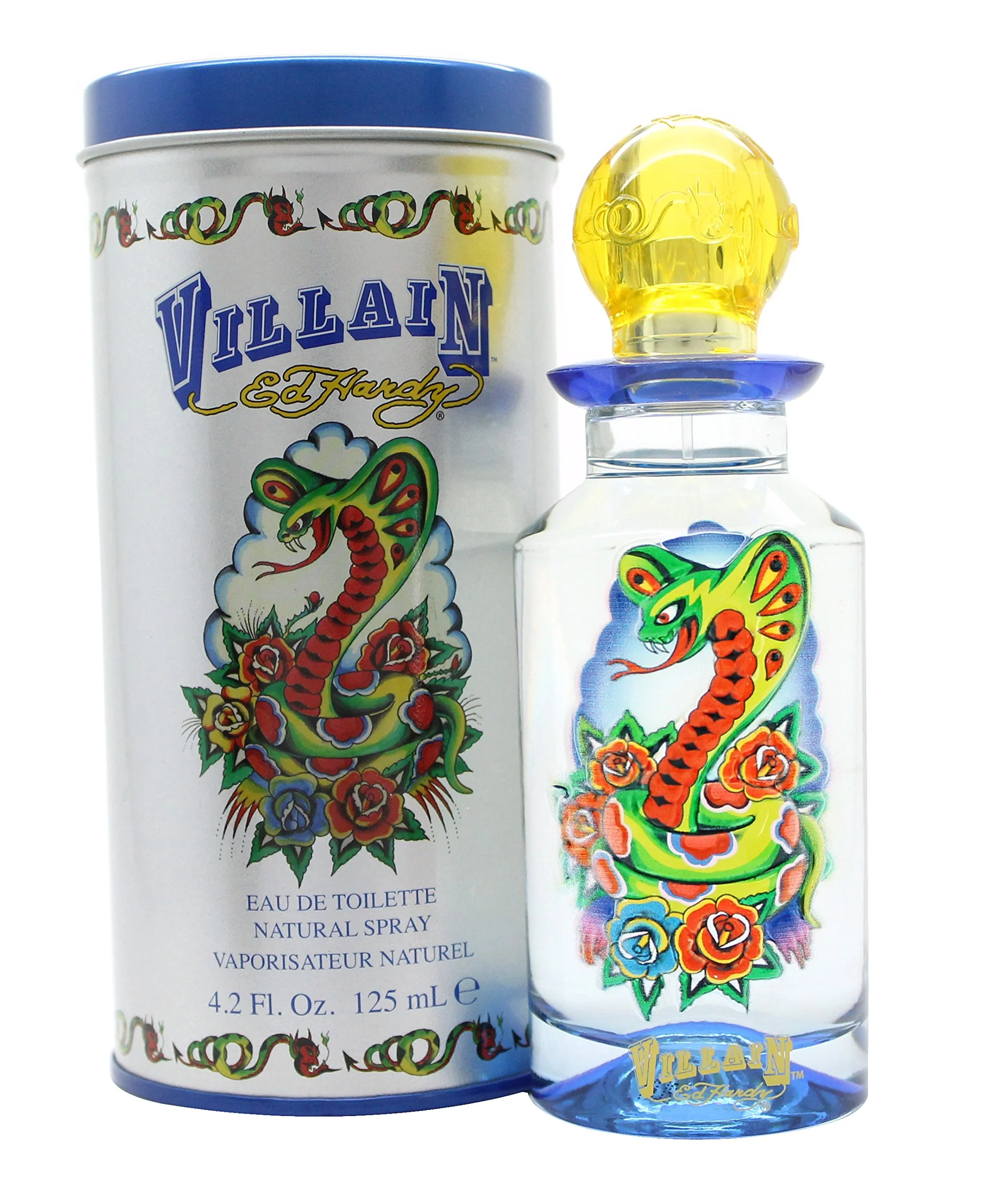 Certified Ed Hardy Villain By CHRISTIAN AUDIGIER FOR MEN 2.5 oz Eau De Toilette Spray Versatile