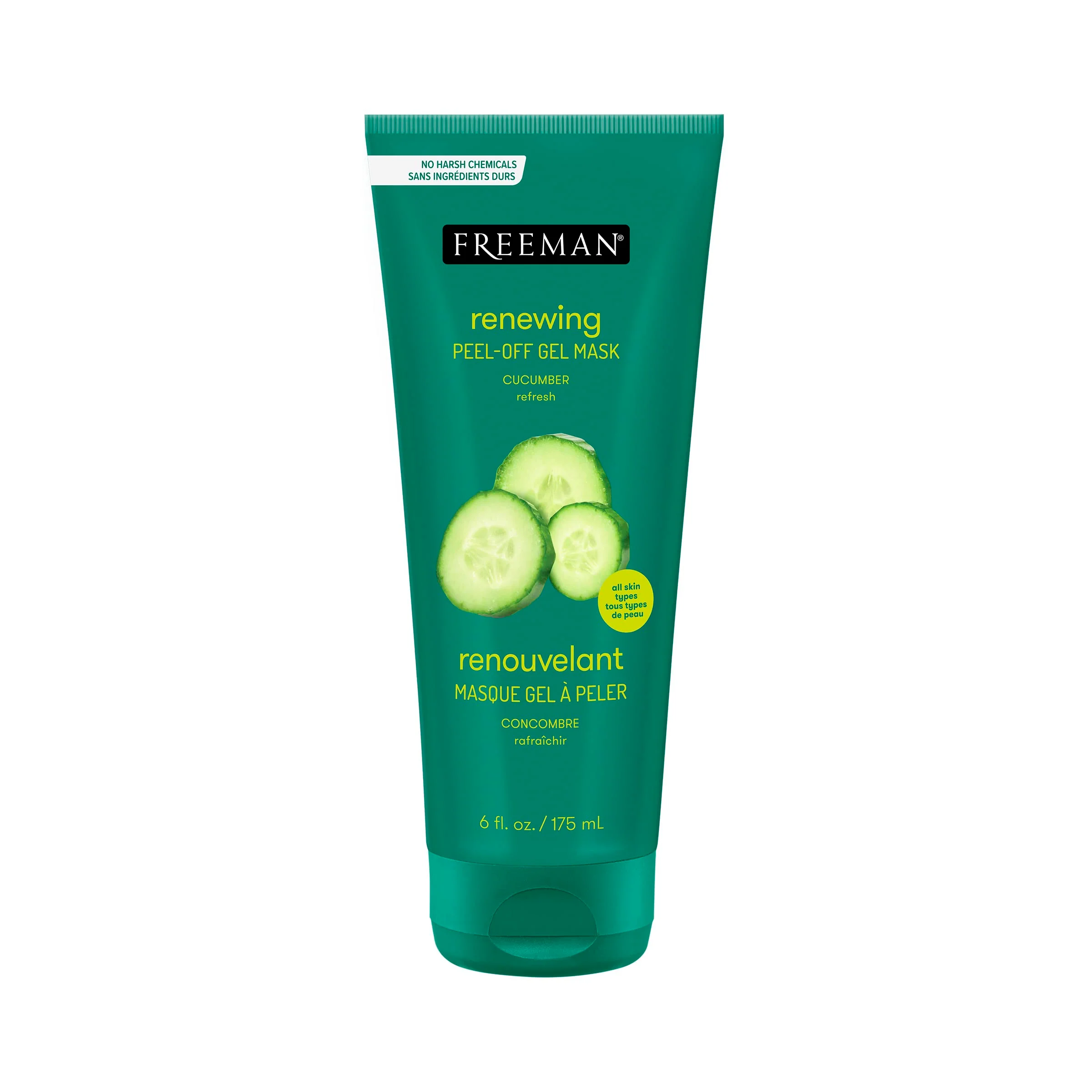 Original man Renewing Peel-Off Gel Mask Cucumber Peel-Off Face Mask Aloe Calms Irritation Hydrates Facial Mask For All Skin Types Cruelty- No Casual