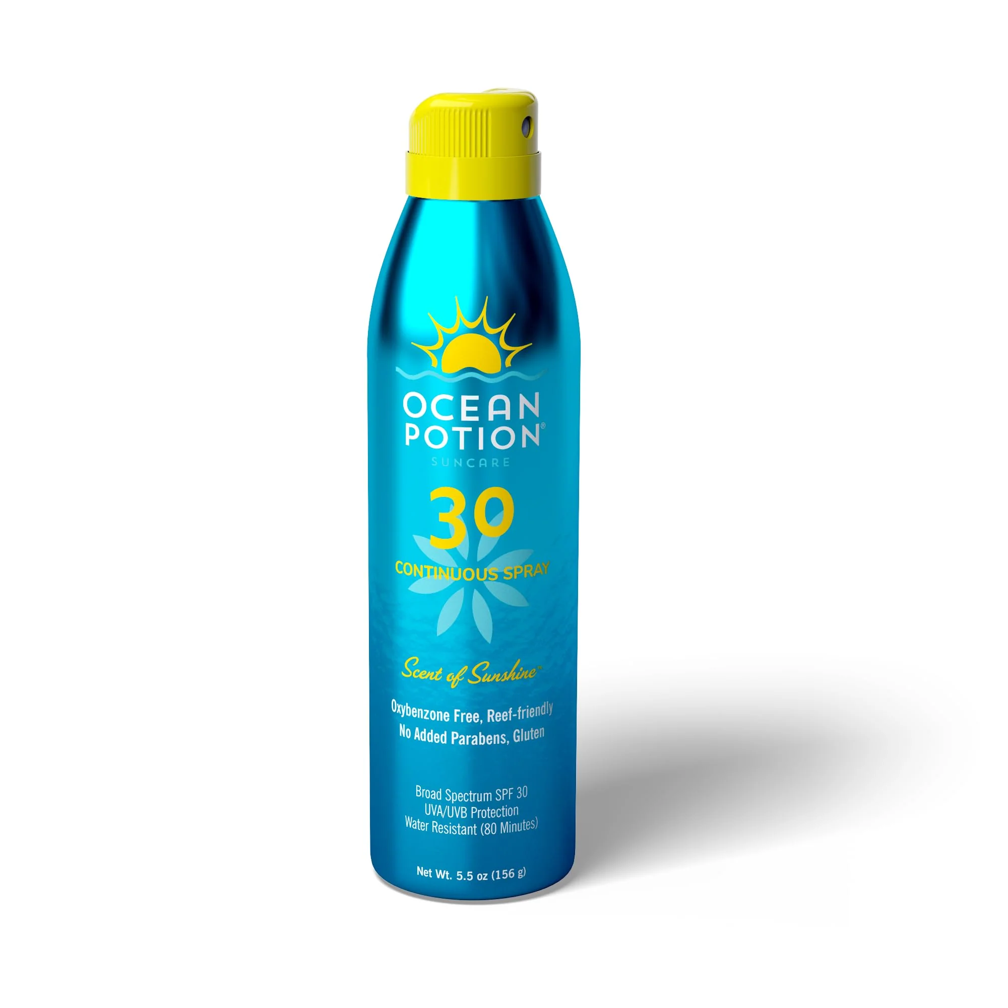 Natural Ocean Potion Sunscreen Body Spray SPF 30 5.5oz C-Spray Pure