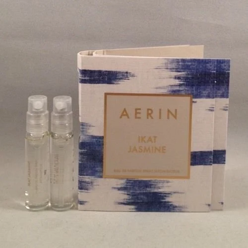 Soft AERIN 2 Ikat Jasmine Eau De Parfum Sample Vial Spray 0.07 Oz 2 Ml Sophisticated