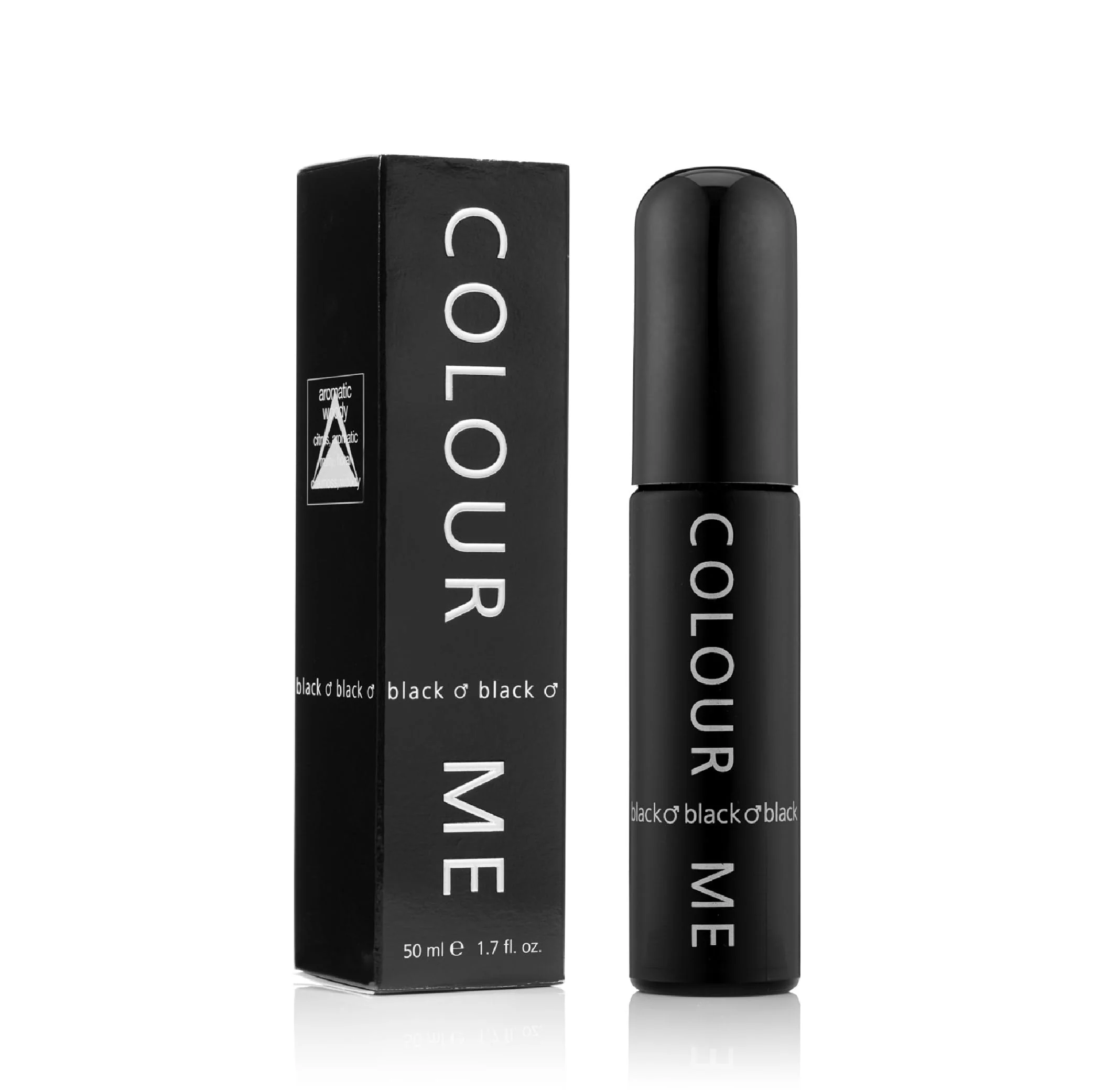 Advanced Colour Me Homme Black by Milton-Lloyd for Men - 1.7 oz EDT Spray Lightweight