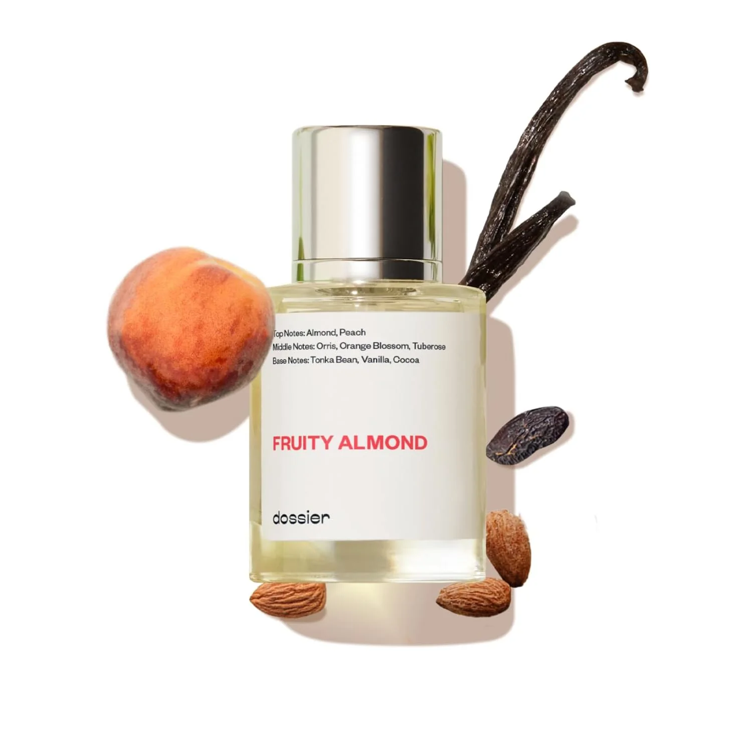 Breathable Dossier - Fruity Almond - Eau de Parfum - Perfume Luxury - Pure Infused - Paraben - Vegan - For Women - Fragrance 1.7 0z Spray 50ml Carefully Designed