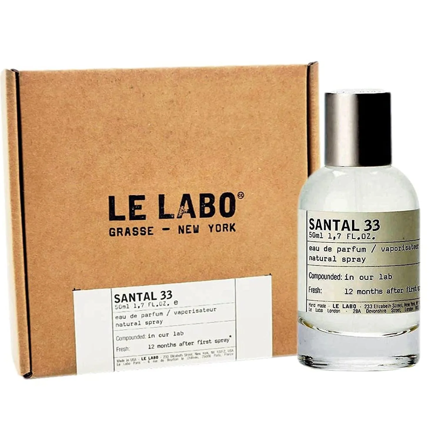 Advanced Le Labo Santal 33 50ml 1.7 oz eau de parfum Perfume Responsible