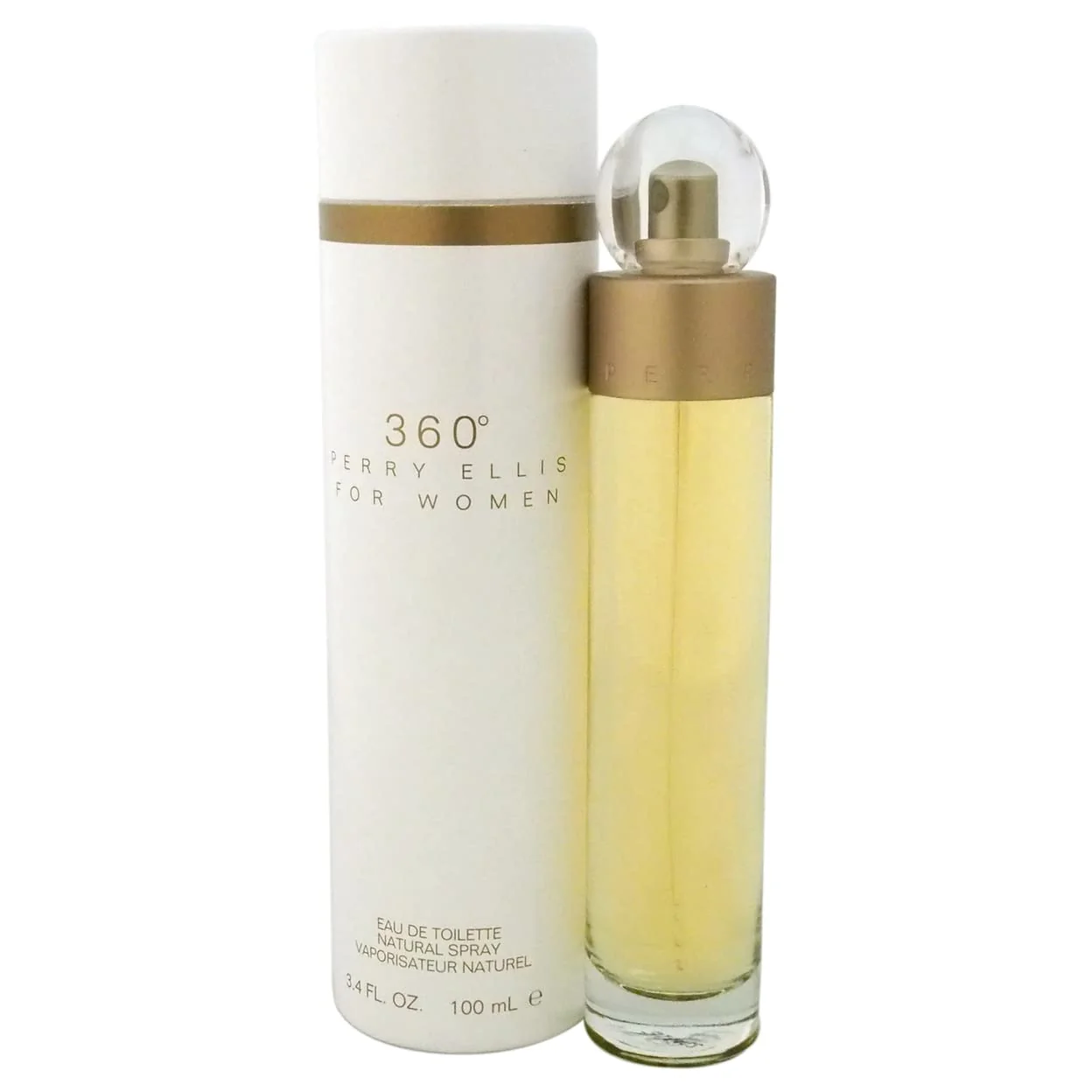 Sophisticated Perry Ellis 360 for Women Eau De Toilette Spray - 100 milliliter 3.4 ounce Versatile
