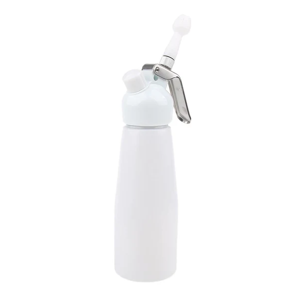 User-Friendly Maxbell Aluminium Alloy Butter Cream Whipper Dispenser Coffee Dessert 0.5L White Optimized
