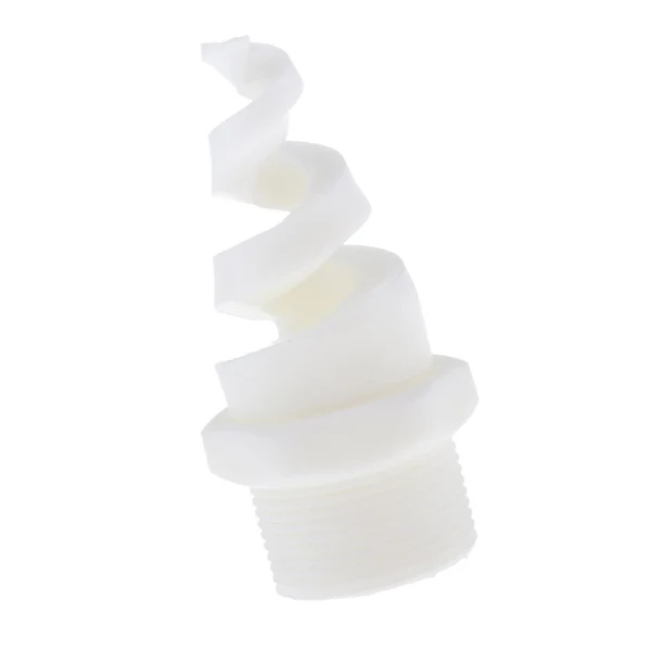 Flexible Maxbell Plastic Spiral Cone Spray Nozzle Washing Cleaning Cooling Accs White 11 4 Excellent