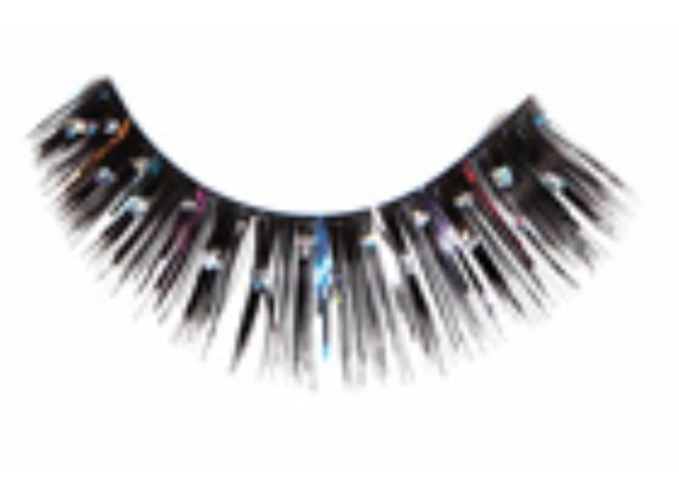 Elite Glitter Eyelashes with Color Tinsel - D602 Long-Lasting