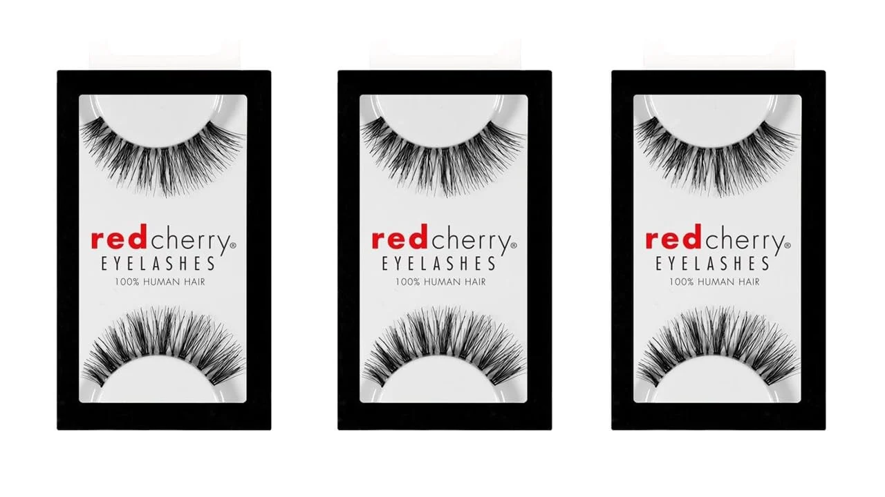 Practical Red Cherry 415 False Eyelashes Pack of 3 Pairs Advanced