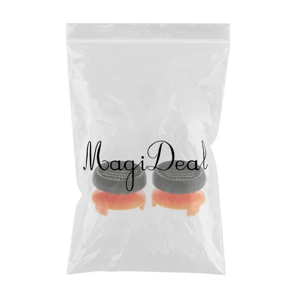 Convenient Maxbell 2pcs Thumb Stick Grip Caps Extender for Sony PS4 PS4 slim PS4 Pro Controller Black and Orange Exclusive