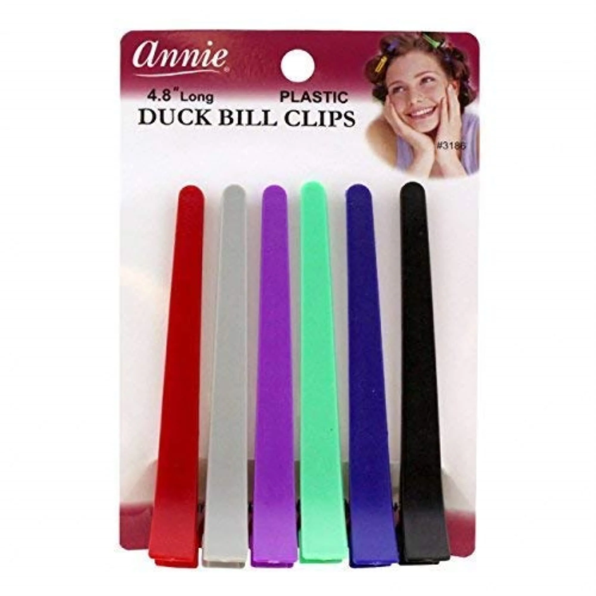 Reliable duck bill clips plastic roller hair clip by Annie Trendy