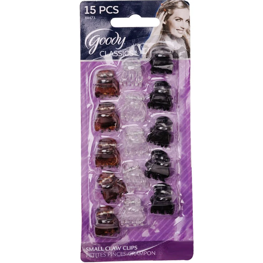 Specialty Goody WoMens Classics Mini Claw Clip Micro 15 Count Innovative