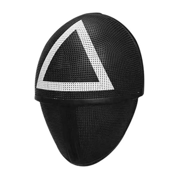 Clean Maxbell Squid Game Mask TV Cosplay Masquerade Horror Costume Party PP Triangle Breathable