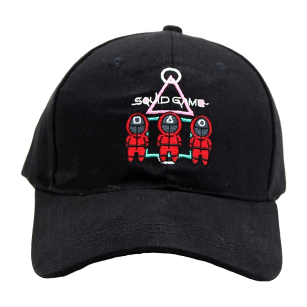 Professional Maxbell Squid Game Baseball Hat Caps Adjustable Snapback Hat Embroidery 1 Quality