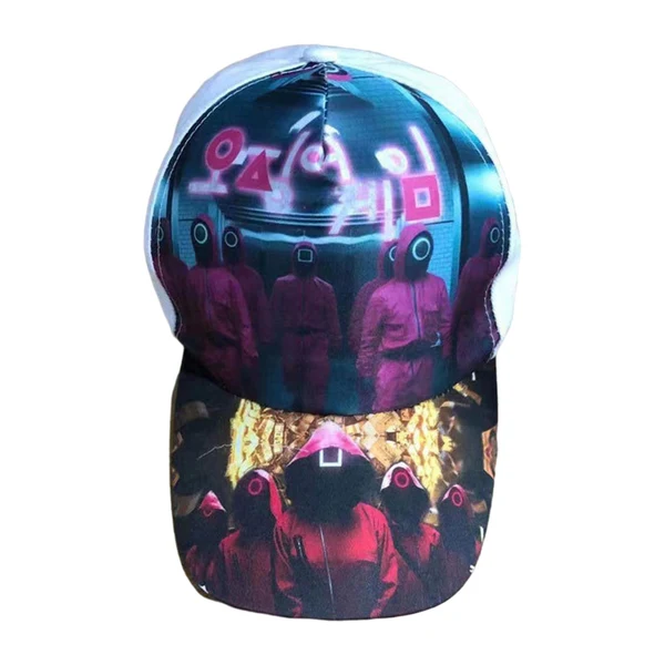 Fast Maxbell Squid Game Baseball Hat Caps Adjustable Snapback Hat Printing 4 Authentic