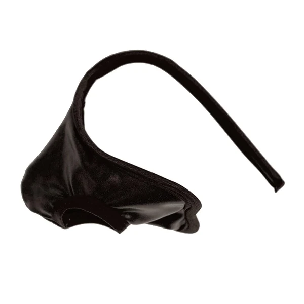 High-Grade Maxbell Mens C String Open Underwear Thong Polyester Strapless Swimwear Black Responsible