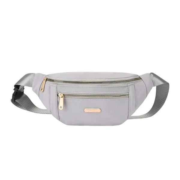 Recyclable Maxbell Fashion Women Fanny Pack Waist Pack Adjustable Strap for Traveling Grey High-End