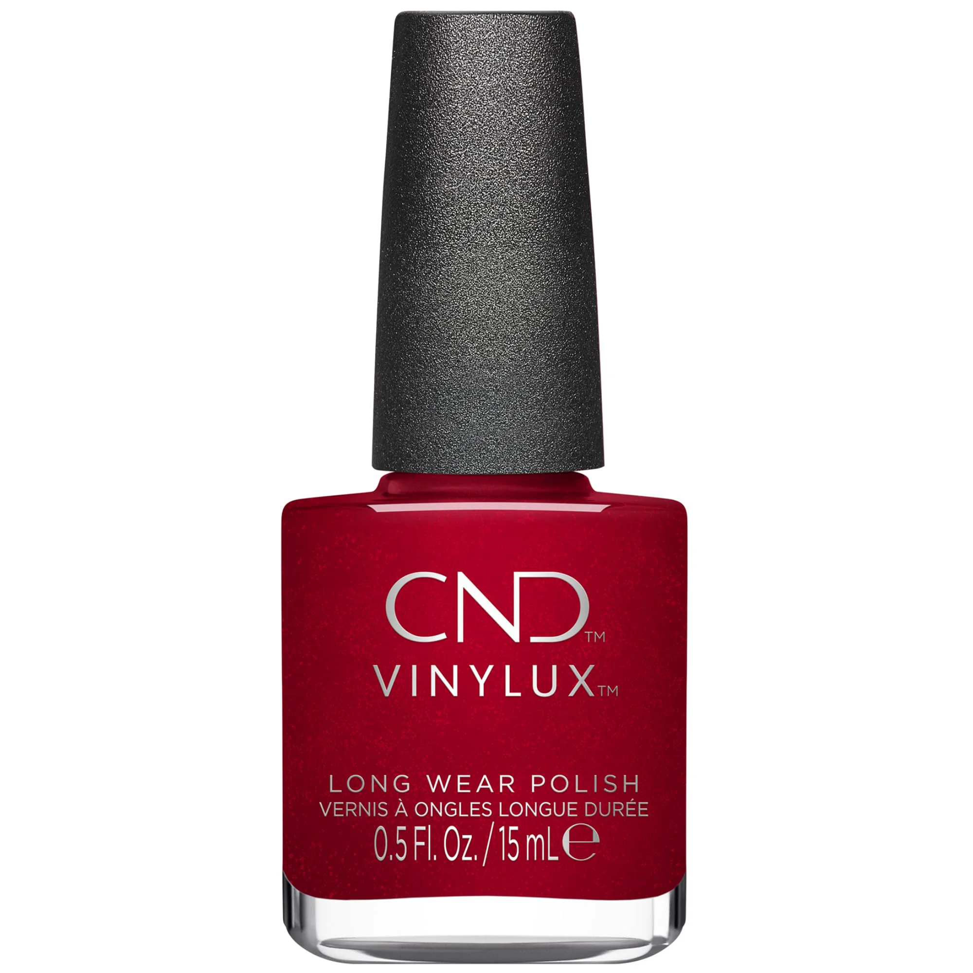 Clean CND Vinylux Longwear Red Nail Polish Gel-like Shine Chip Resistant Color Hollywood 0.5 fl. oz Sophisticated