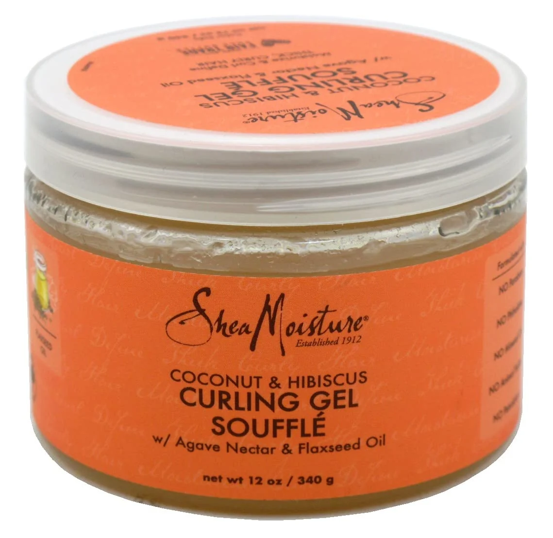 Official Shea Moisture Coconut Hibiscus Curling Gel Souffle 12 Ounce 354ml Pack of 6 Innovative
