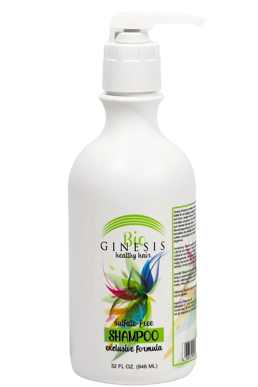 Safe Ginesis Bio Healthy Hair Natural Shampoo 32-Ounce Comfortable