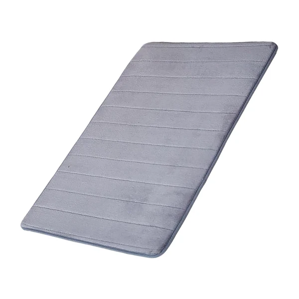 Unique Maxbell Soft Floor Mat Machine Washable Water Absorbent Anti Skid for Door Counter Grey 50x80cm Enhanced