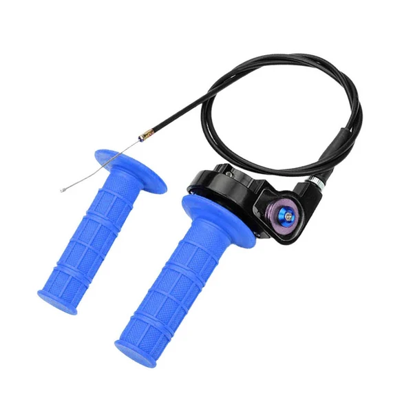 Powerful Maxbell Twist Throttle Cable Stainless Steel Silicone for 150cc-250cc ATV Blue Versatile