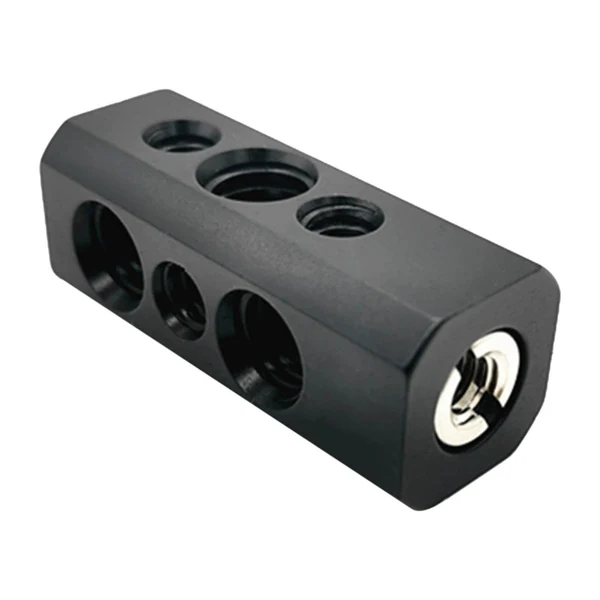 Fine Maxbell Hot Shoe Adaptor with 1 4 3 8 Threaded Holes Black for Follow Monitor Casual