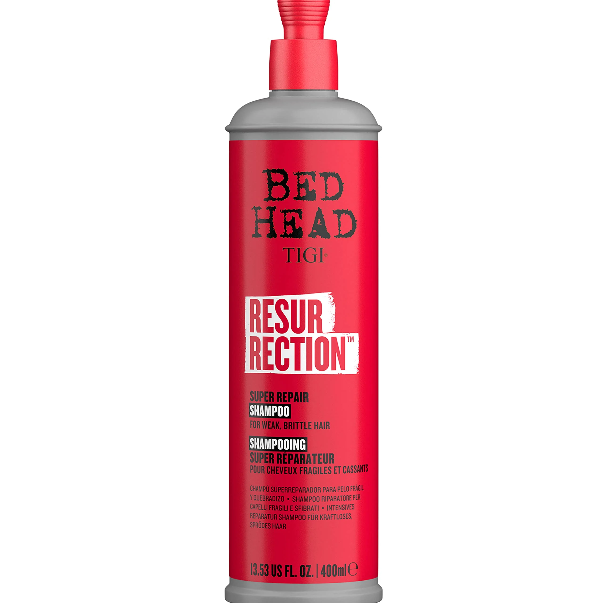 Authentic TIGI Bed Head RESURRECTION REPAIR SHAMPOO FOR DAMAGED HAIR 13.53 fl oz Luxury