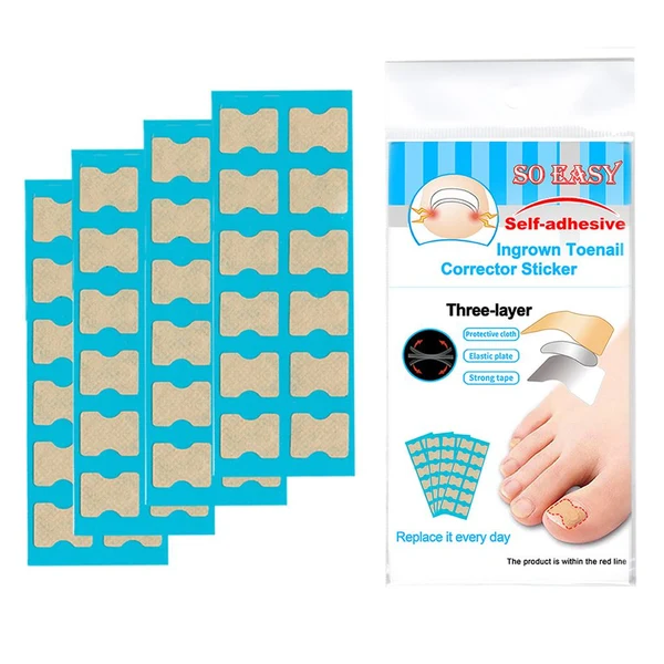 High-Performance Maxbell 1 Set Ingrown Toenail Corrector Stickers Toe Nail Treatment Patch 48 Sheets Efficient