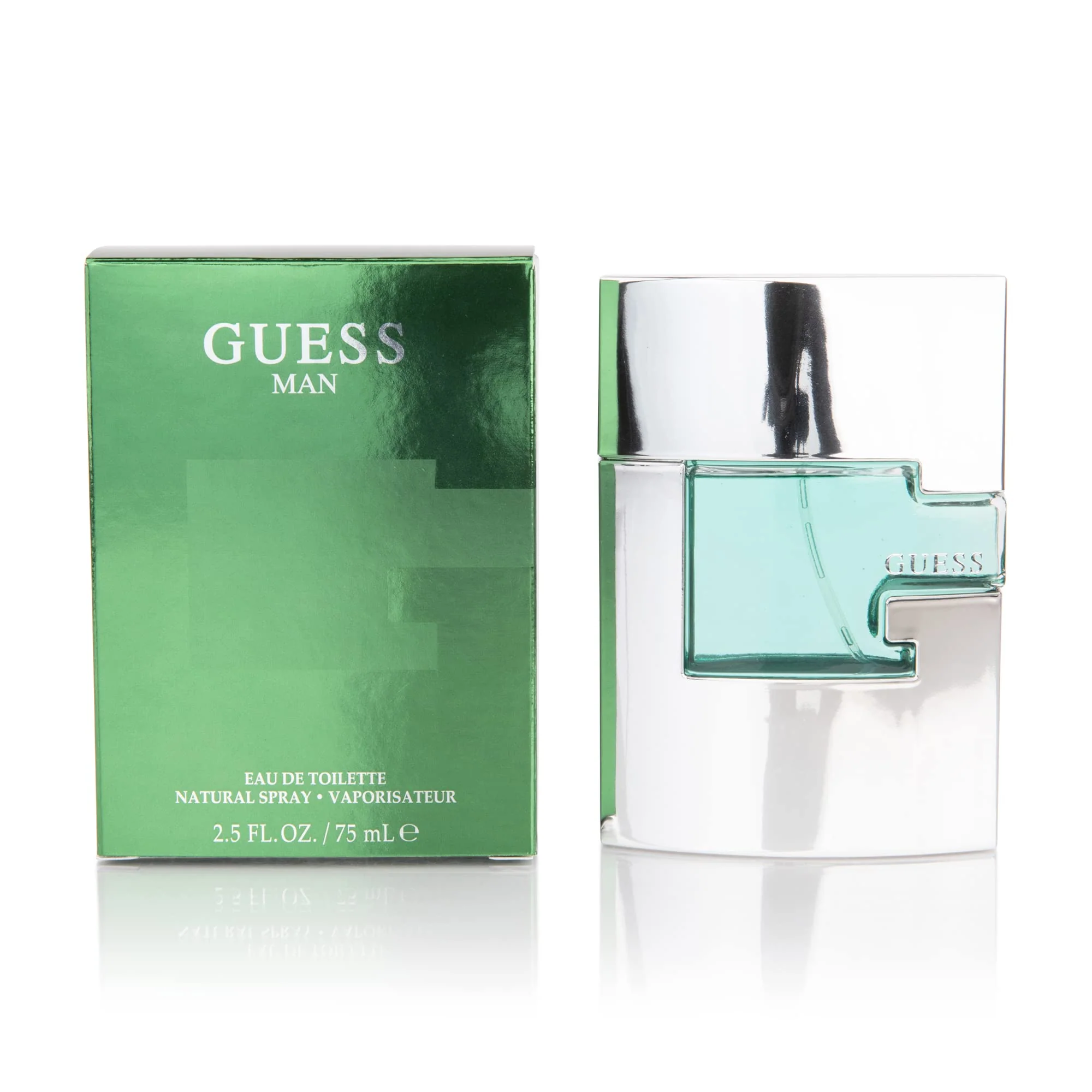 Sustainable GUESS Man by GUESS Eau De Toilette Cologne Spray for Men 2.5 Fl Oz Dependable